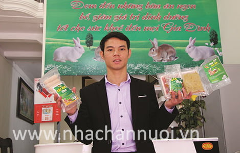 HTX thanh niên lập nghiệp Tân Linh: Tiên phong xây dựng chuỗi thực phẩm thỏ