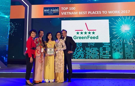 GreenFeed thuộc Top 100 nơi làm việc tốt nhất Việt Nam 2017
